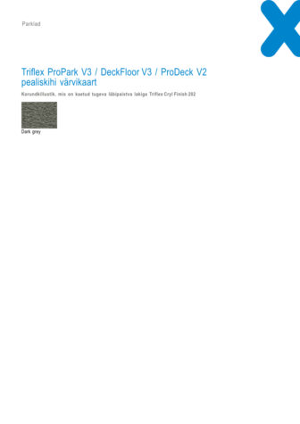 Triflex ProPark DeckFloor v3 ProDeck v2